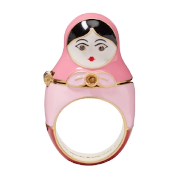 ISO IN SEARCH OF KATE SPADE DOLLAFE RUSSIAN DOLL LOCKET RING SIZE 6,6.5,7,7.5 - Picture 2 of 4